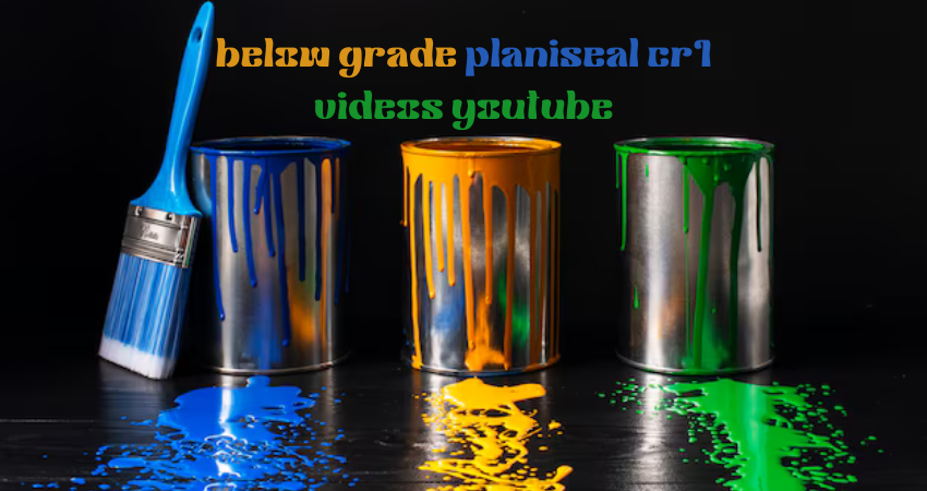 below grade planiseal cr1 videos youtube